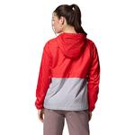 Женская красная/серая ветровка с капюшоном Georgia Bulldogs Spire Columbia - фото 3