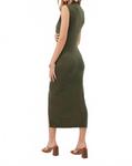 Emerson платье миди без рукавов в зеленом цвете Kylie Paige - фото 2