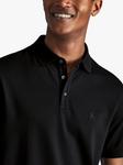 Рубашка-поло Charles Tyrwhitt Pique, черная - фото 4