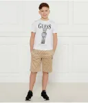 Шорты Regular fit Guess Active, бежевый - фото 2