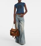 Замшевая сумка-тоут Rodeo Medium Balenciaga, кэмел - фото 5