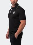 Футболка поло мужская MACEOO, черный - фото 3