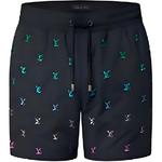 Lv Blason Gradient вышитые шорты LOUIS VUITTON, синий - фото