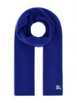 Шарф в рубчик BURBERRY, синий - фото