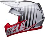 Шлем BELL Moto-9S Flex (Sprint Matte/Gloss Red/White - Medium) - фото 4