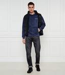 Толстовка мужская Guess Active с узором и логотипом, синий - фото 2