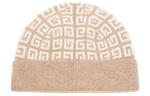 4G жаккардовая шапка-бини Givenchy, бежевый - фото 2
