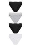 Трусы MONOCHROME BRAZILIAN FOUR PACK Next, черный - фото 5