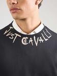Just Cavalli Свитшот в черном цвете - фото 2