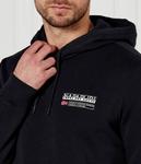 Толстовка мужская Napapijri с логотипом, черный - фото 4