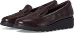 Лоферы Clarks Women's Sharon Pace, Merlot Leather - фото