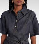 Джинсовое платье миди Bottega Veneta, Indigo - фото 4