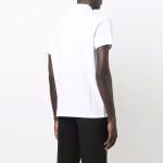 Футболка поло мужская белая Moncler - фото 5