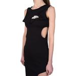 Feng Chen Wang Женское черное платье без рукавов - фото 6