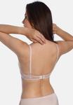 Бюстгальтер пуш-ап сетка в горошек Sassa, цвет nude - фото 4
