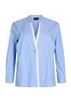 Блуза Zizzi Blouse, Light Blue Stripe/Light Blue - фото
