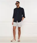 Элегантная льняная рубашка_6 Regular fit Boss Orange, синий - фото 2