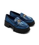 Джинсовые мокасины leah Coach, синий - фото 3