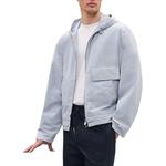 HERMES Куртка мужская светло-голубая, Light Blue - фото 4