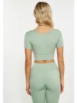 Топ IZIA Crop, мятный - фото 4