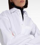 Хлопковая рубашка BALENCIAGA, белый - фото 4