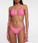 Плавки бикини крючком. Anna Kosturova, розовый - фото 2