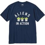 Футболка унисекс темно-синяя Uniqlo, темно-синий - фото