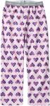Пижамные брюки Calvin Klein Girl`s Brushed Micro, Pink(U2105R)/Heart - фото