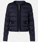 Стеганая куртка-пуховик Moncler, синий - фото