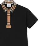 Детская рубашка-поло Burberry, цвет Black - фото 6