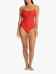 Купальник Caracus с вырезом лодочкой Sea Level, Spice Red - фото
