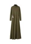 Платье Mango Maxi dress, Khaki - фото 5