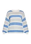 Свитер usha BLUE LABEL, цвет Grau weiss blau - фото