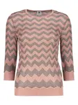 Топ с узором зигзаг Missoni, розовый - фото