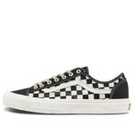 Кроссовки style 36 chessboard black/white Vans, черный - фото