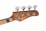 Cort GBMODERN4OPCG GB Серия Современная Бас-гитара. Открытые поры, угольно-серый - фото 4