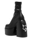 NAKED WOLFE ботильоны Sugar 150 на платформе, черный - фото 3