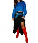 Ковбойский свитер с вышивкой в синем цвете Bailey Rose - фото 3