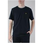 Футболка мужская Lyle & Scott с окантовкой горловины, черный - фото