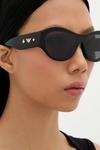 Солнцезащитные очки Emporio Armani, черный - фото 8