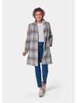 Пальто GOLDNER, цвет camel/hellblau/kariert - фото 2