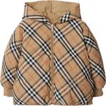 Burberry Пуховик khaki для детей - фото