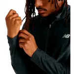 Лонгслив New Balance Space Dye half zip, черный - фото 6