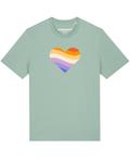 Рубашка Watapparel Rainbow Heart, зеленый - фото