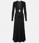 Платье макси Trio Stone Christopher Esber, черный - фото