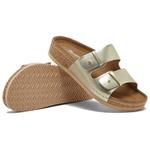 Шлепанцы женские Bata, светло-золотой - фото 4