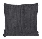 Чехол на подушку 50/50 см, антрацитовый - фото