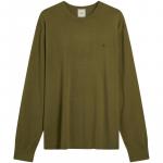 Джемпер с вышитым логотипом Calvin Klein, черный - фото 5