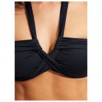 Верх бикини Seafolly Women's Collective Halter Bandeau, черный - фото 3