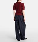 Кашемировый топ Jardin des Orangers, бордовый - фото 3